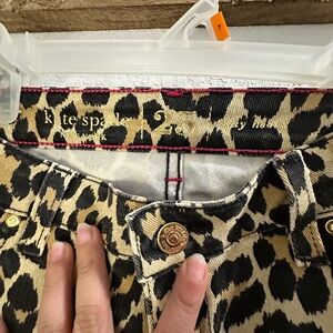Leopard print Kate Spade denim size 25